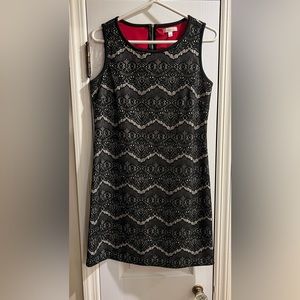 Black and Tan lace dress